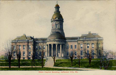 Second Missouri state capitol building in Jefferson City