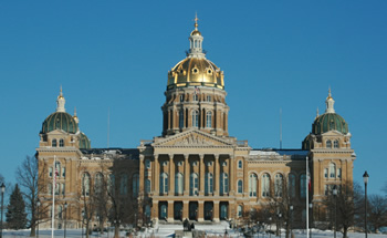 Iowa capitol front