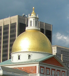 Massachusetts state house dome