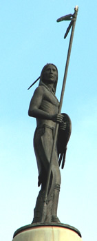 The Guardian statue