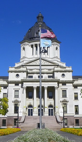 South Dakota capitol front entrance