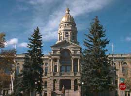Wyoming capitol front