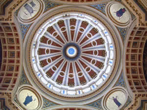 PA capitol inner dome